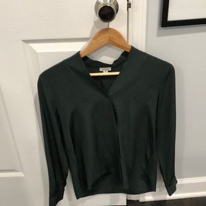 Cuyana Silk Wrap Blouse